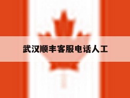 武汉顺丰客服电话人工
