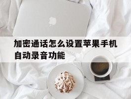 加密通话怎么设置苹果手机自动录音功能