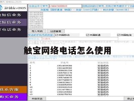 触宝网络电话怎么使用