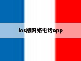 ios版网络电话app