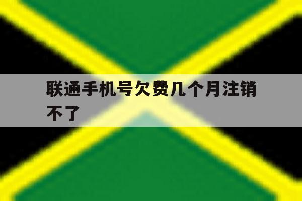 联通手机号欠费几个月注销不了 联通手机号欠费几个月注销不了