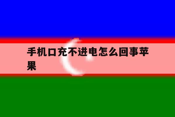 手机口充不进电怎么回事苹果 手机口充不进电怎么回事苹果