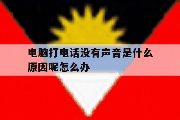 电脑打电话没有声音是什么原因呢怎么办的简单介绍 电脑打电话没有声音是什么原因呢怎么办的简单介绍