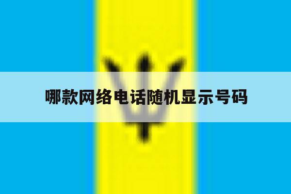 哪款网络电话随机显示号码 哪款网络电话随机显示号码