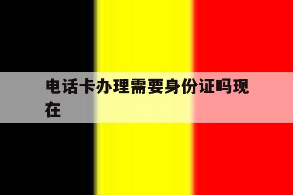 电话卡办理需要身份证吗现在 电话卡办理需要身份证吗现在