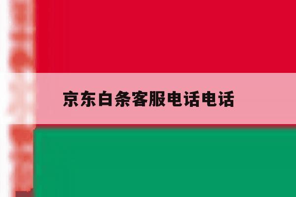 京东白条客服电话电话 京东白条客服电话电话